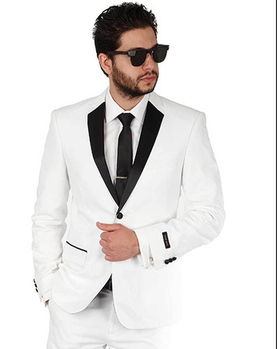 Slim fit button white - fit, 2