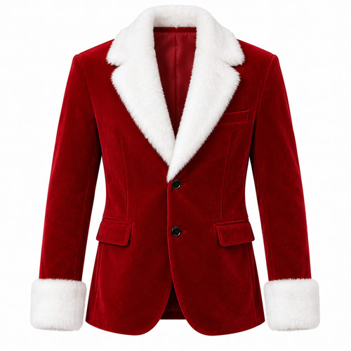 Men red velvet blazer - men,